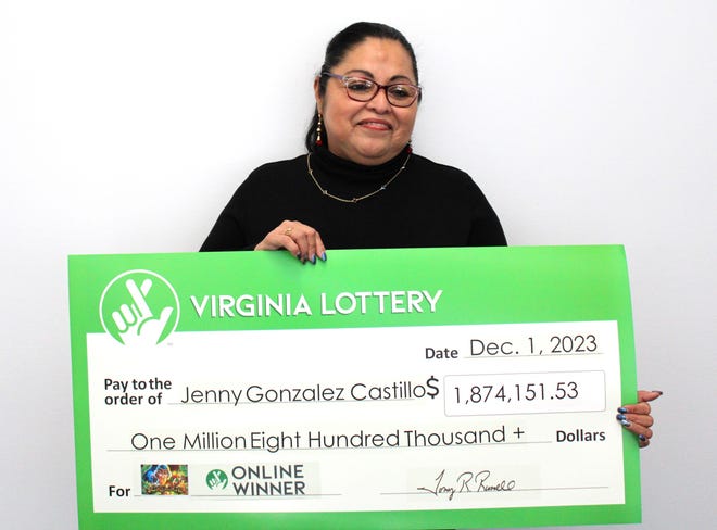 Jenny Castillo won big in the Scrooge online game.
